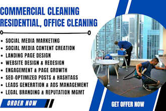generate commercial cleaning leads residential cleaning office cleaning leads