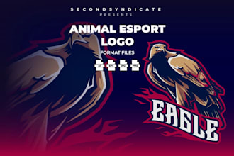 create high quality mascot bird eagle logo