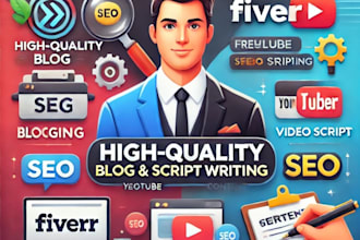 write engaging  youtube video scripts