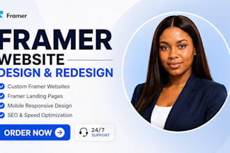 design framer website, develop framer website, framer website design, framer