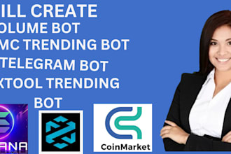dextool trending bot, volume bot, cmc trending bot, dextool bot