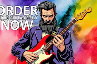 record a professional guitar solo for your song