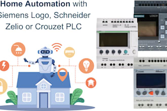 help you automate your home using siemens logo, zelio or crouzet plc