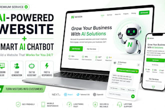 do ai website development with custom ai chatbot