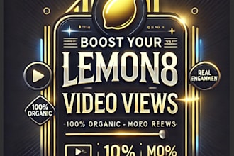boost your lemon8 video views with organic promotion