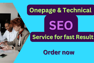 optimize website onpage and technical SEO  for higher ranking