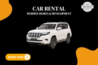 build professional car rental website