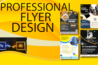 eye catchy event flyer business flyer marketing flyer design