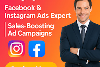 set up and manage facebook ads, instagram ads, and meta ad campaigns
