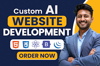 do ai website development, ai chatbot, custom gpt, full stack website developer