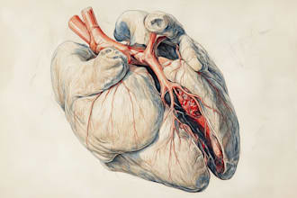 draw detailed medical illustrations