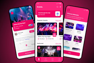 build nightlife app, night club app, travel app, party app, tourism app and web