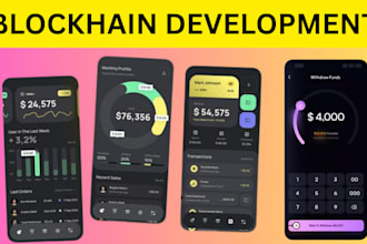 blockchain development, nft app development, web3, fintech and token development