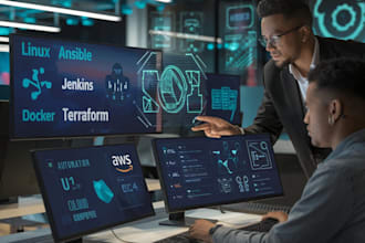teach linux ansible jenkins terraform docker kubernetes and AWS
