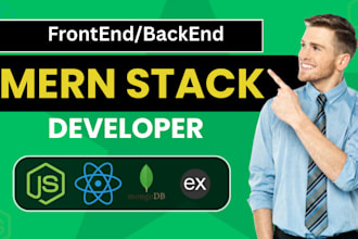 be mern stack developer, frontend and backend developer