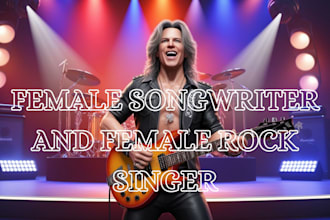 write, record original song with soulful female vocal in pop, rock, gospel, edm