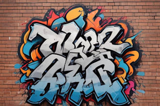 create custom street graffiti pop art or urban character
