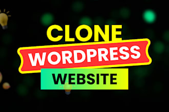 duplicate, redesign, copy clone website, design wordpress website with elementor