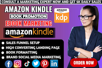do amazon ebook book promotion  mystery crime fiction amazon kdp sales funnel