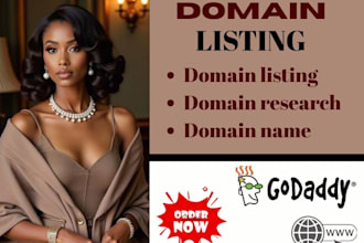 list domain, research domain, register domain be your domain broker and redirect