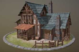 design tabletop scenery, wargame terrain dnd mini building furniture and terrain