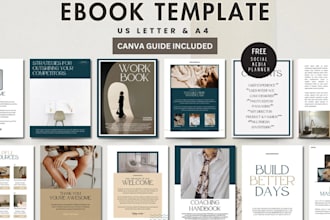 canva workbook design canva ebook design ebook cover canva pro ebook layout