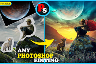 do any photoshop image editing photo manipulation  retouching