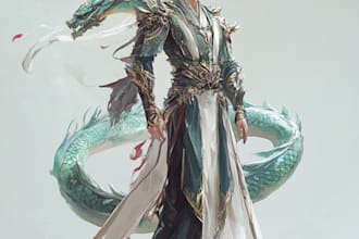 create original characters, fanart, and fantasy portraiture