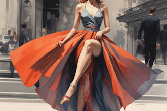 create custom fashion illustrations and  croquis for you