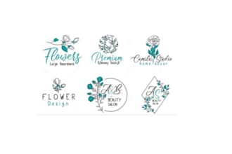 amazing design for floral, flower, boho, garden, flower shop logo