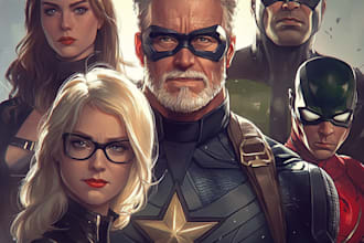 do comic book art and comic book illustration