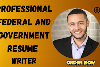 craft professional federal and government resume for USA jobs and ksa