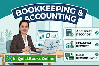 do bookkeeping and accounting  in quickbooks online