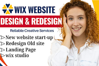 build wix website design wix website development wix expert wix landing page