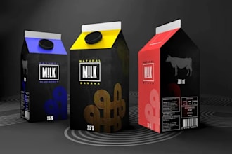 do premium box packaging design product packaging design and provide source file