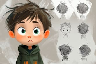 create character design concept for picture book