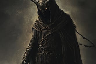 create any kind of dark fantasy scary horror character