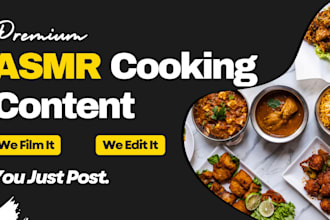 film and edit a cooking video recipe in 4k