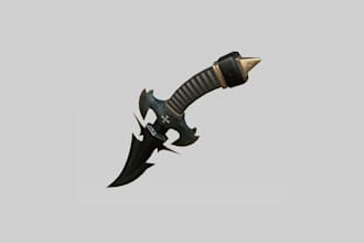 detailed 3d game assets, car,weapon,props,armor tank, gun,texture, rig for game
