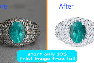 jewelry photo retouching and enhancement