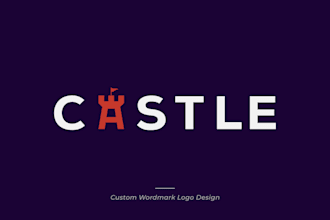 do custom wordmark typography minimalist text lettermark logo design