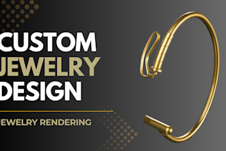 create jewellery cad models and photorealistic renders of your jewelry designs