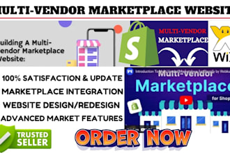 create multivendor marketplace website shopify marketplace payment integration