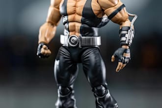 sculpt 3d action figure,3d articulated action figure, 3d object for 3d printing