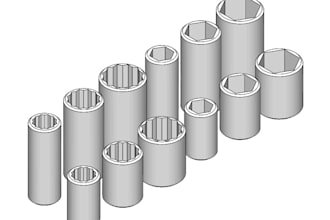 create parametric 3d model family