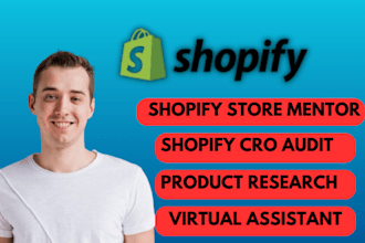 be your shopify store mentor consultant shopify store audit cro expert