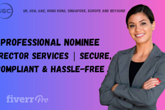 do professional nominee director services for singapore uk canada australia
