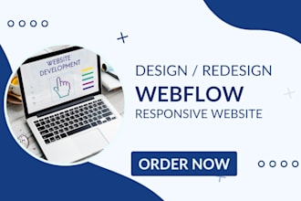 design and develop your website as a webflow expert and figma to webflow pro