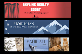 design facebook covers, youtube banners, linkedin banners, and instagram posts
