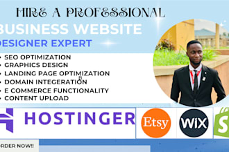 design hostinger wix shopify online store ecommerce website development